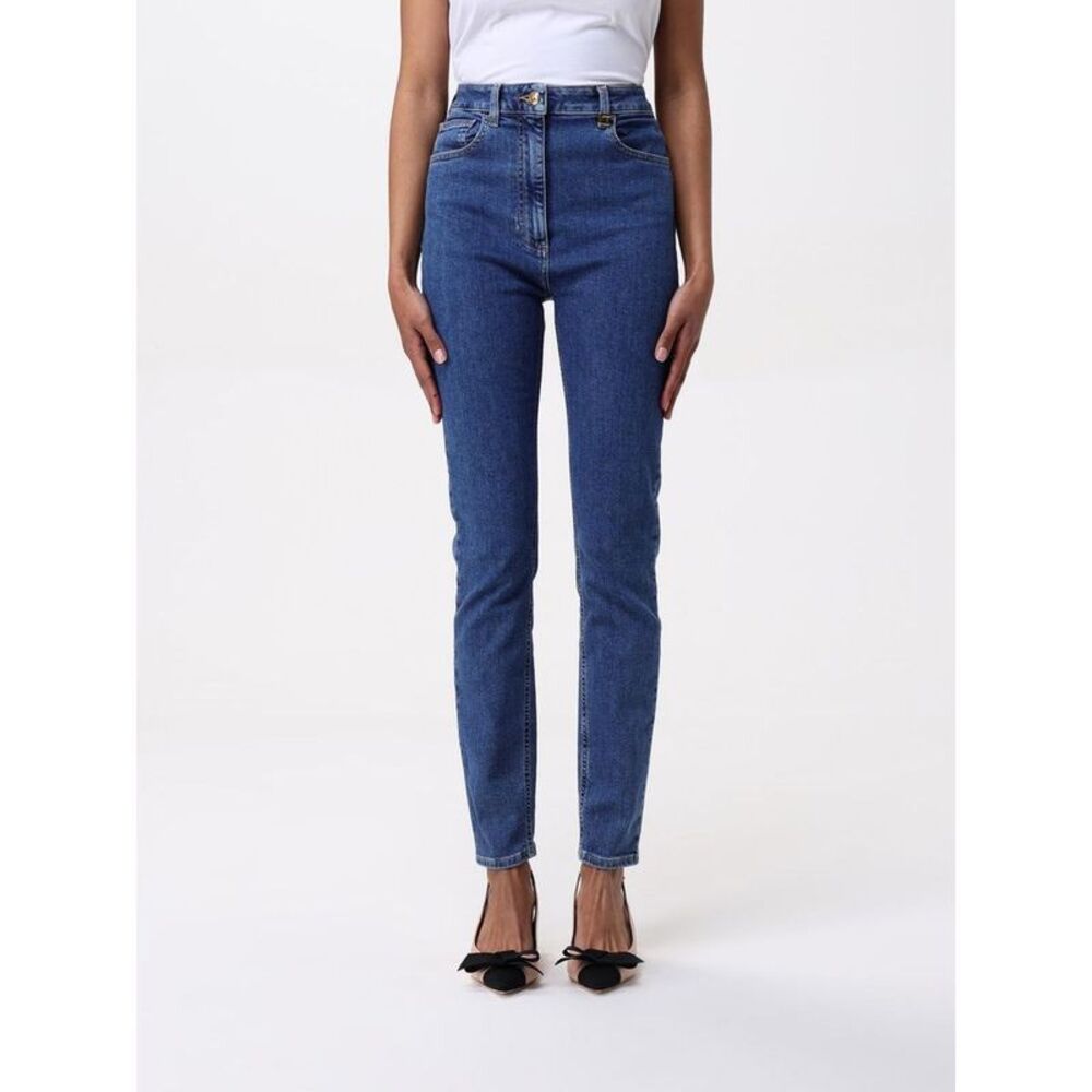 Elisabetta Franchi Blue Denim High-Waisted Women's Jean